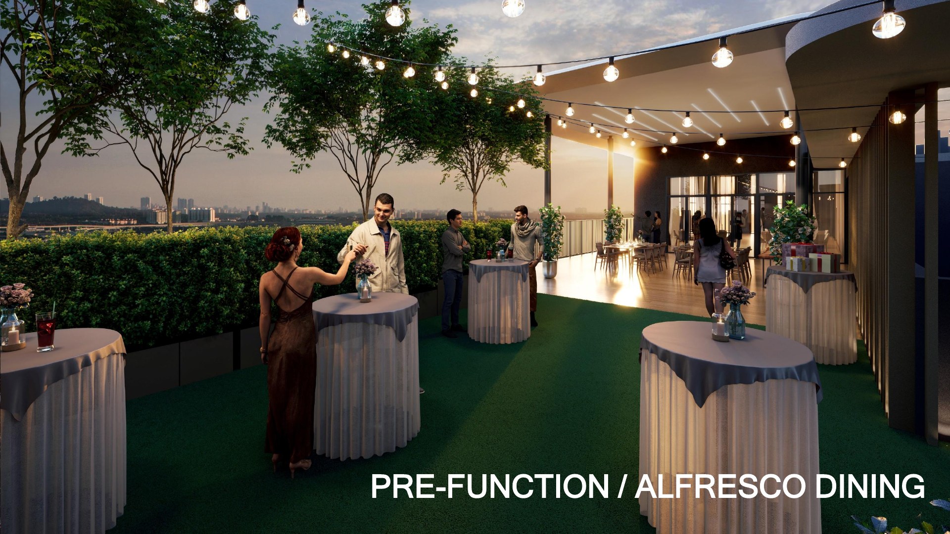 Sky view terrace
